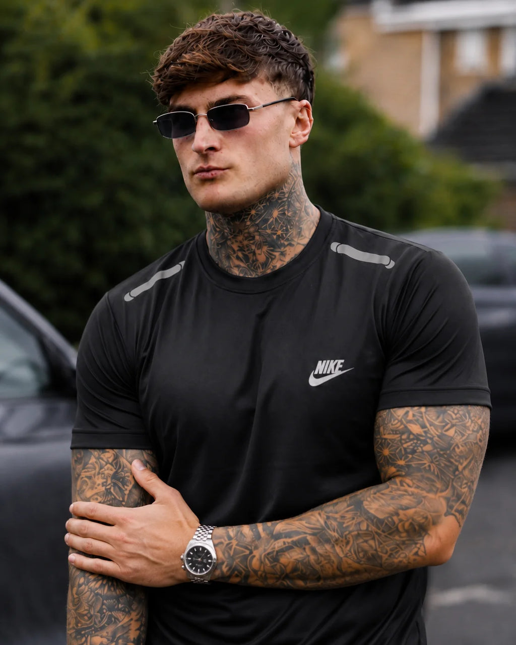 Modern Summer Shirt-Black
