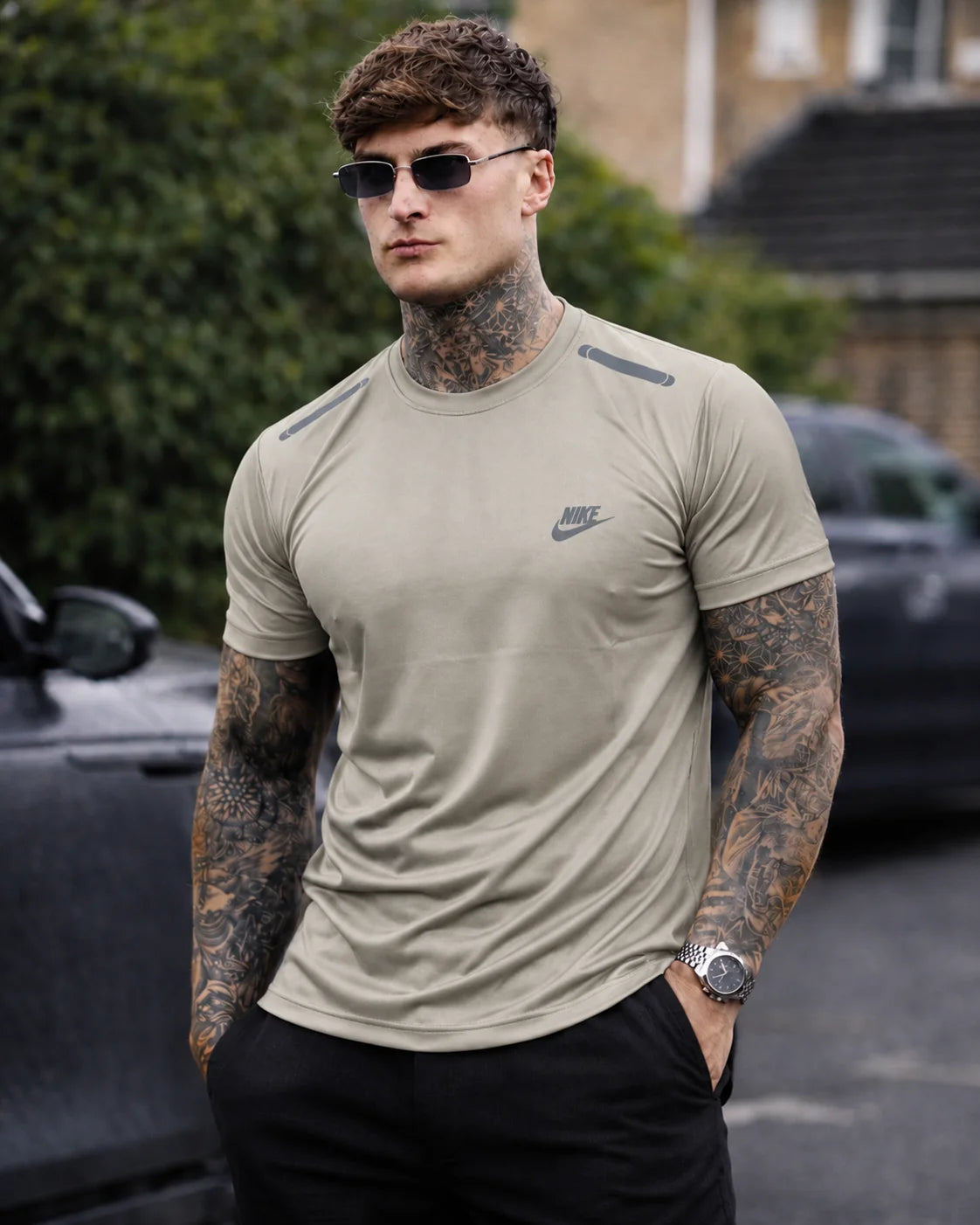 Modern Summer Shirt-Tan