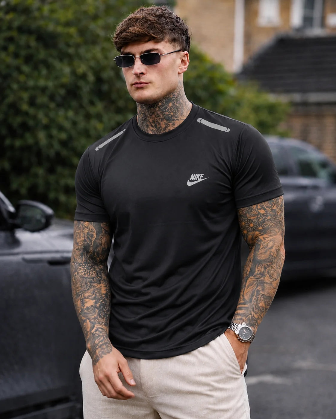 Modern Summer Shirt-Black