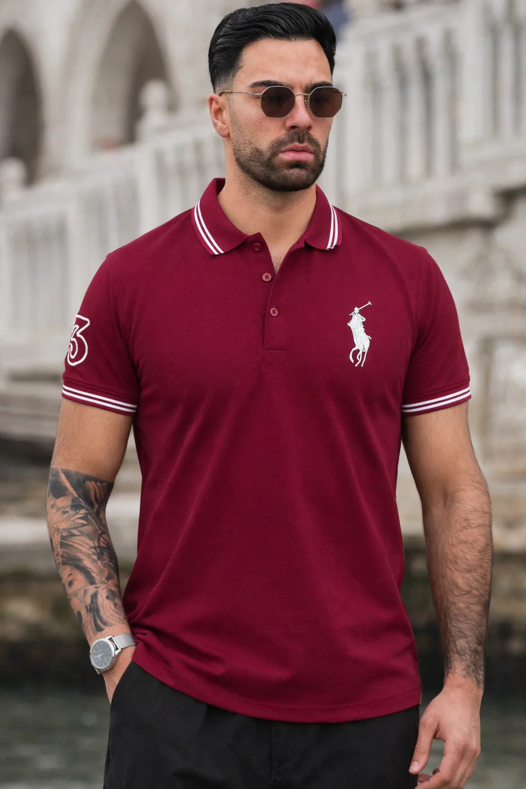 APEX-WEAR POLO-MAROON