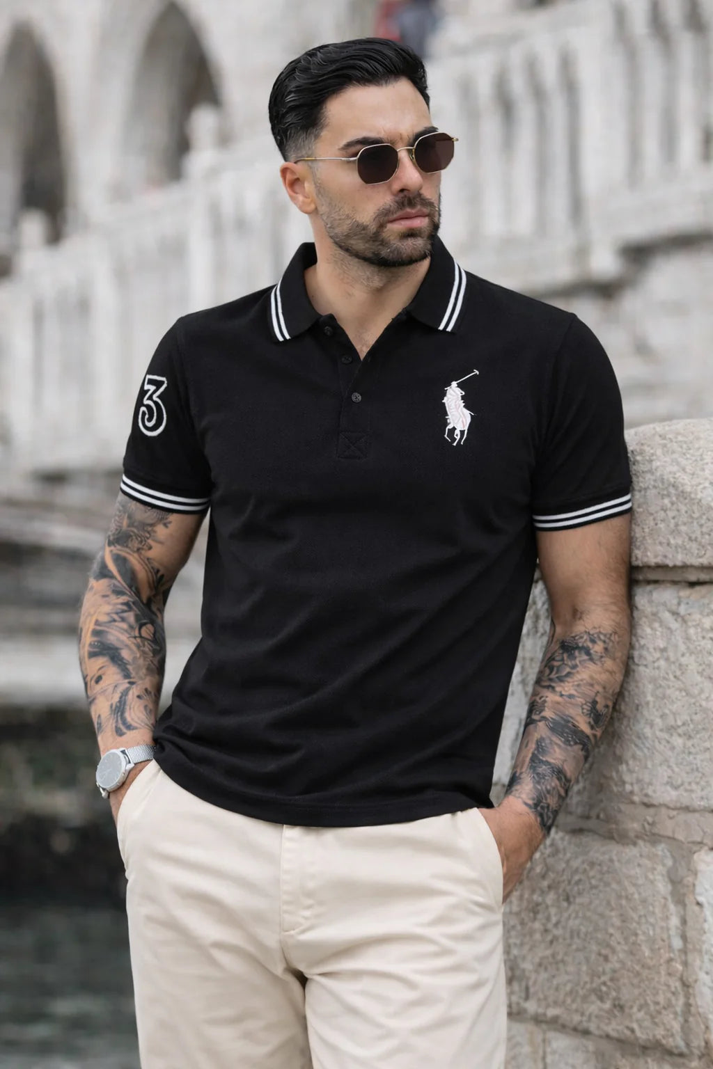 APEX-WEAR POLO-BLACK
