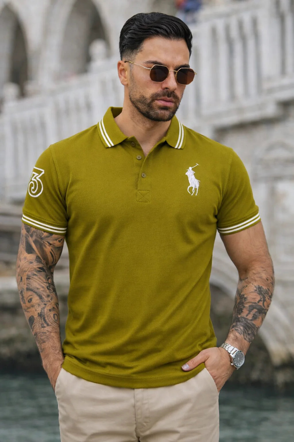 APEX-WEAR POLO-OLIVE