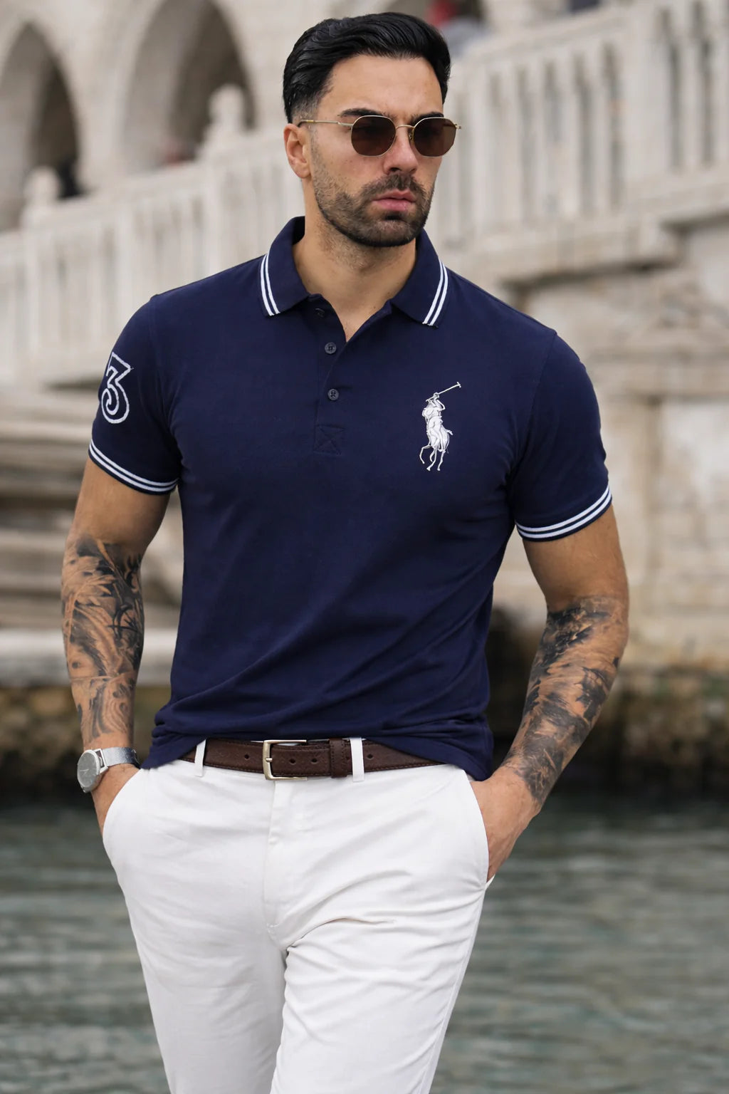 APEX-WEAR POLO-NAVY