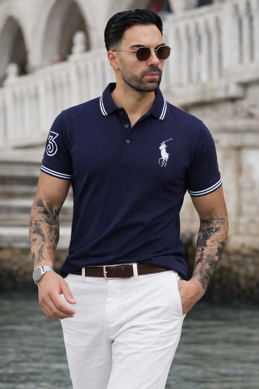 APEX-WEAR POLO-NAVY