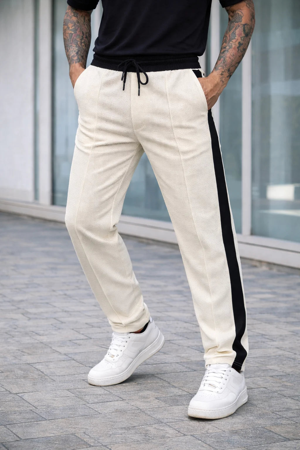 THE BRONZE FIT TROUSER-WHITE