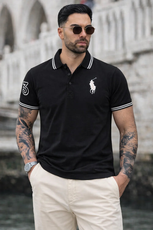 APEX-WEAR POLO-BLACK