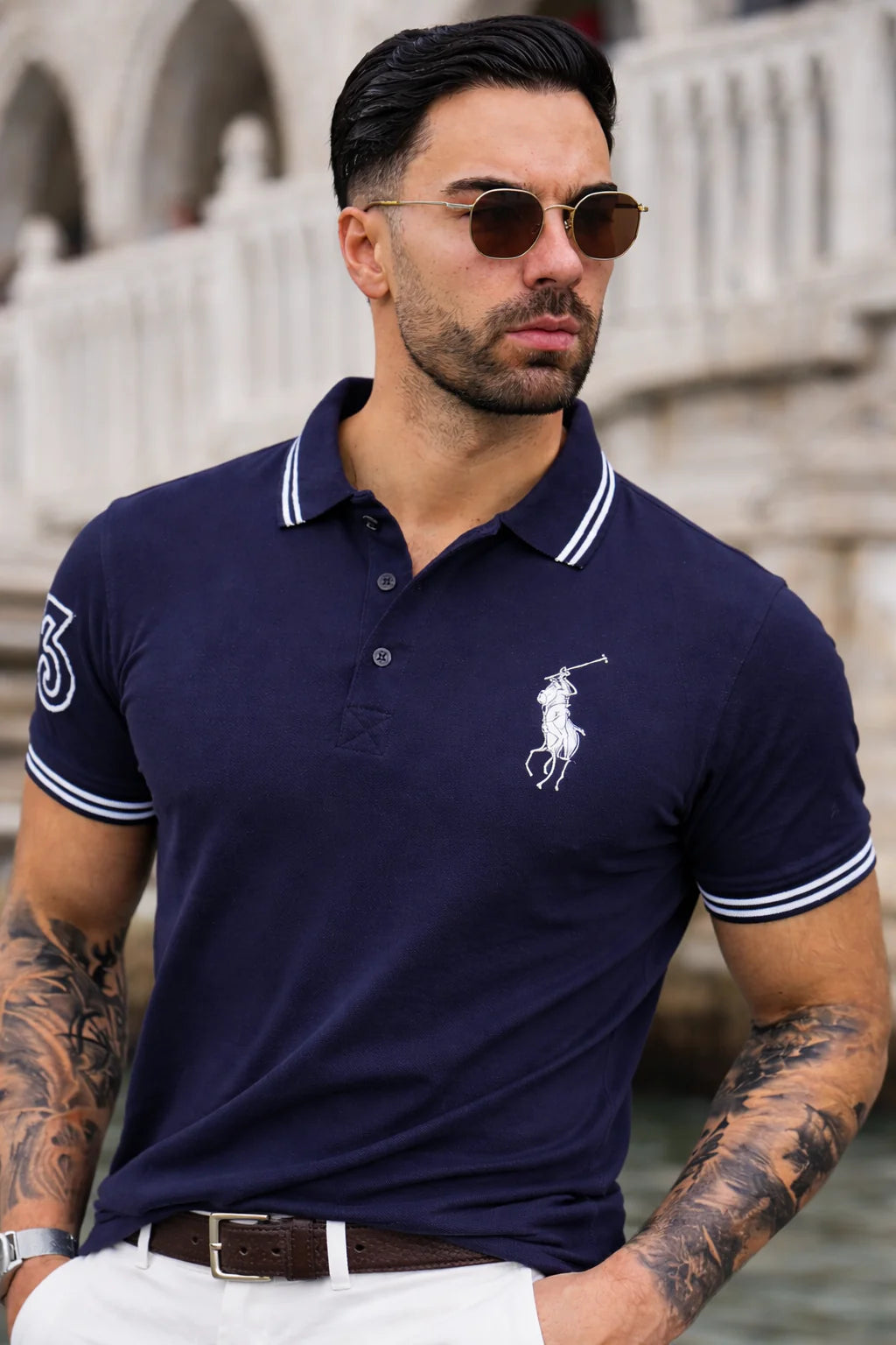 APEX-WEAR POLO-NAVY